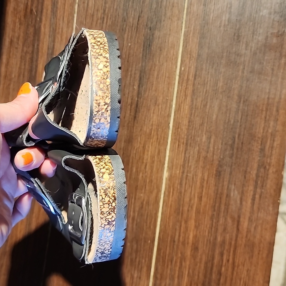 Ann Marie Girls Fashion Slide Buckle Sandals - Picture 4 of 10